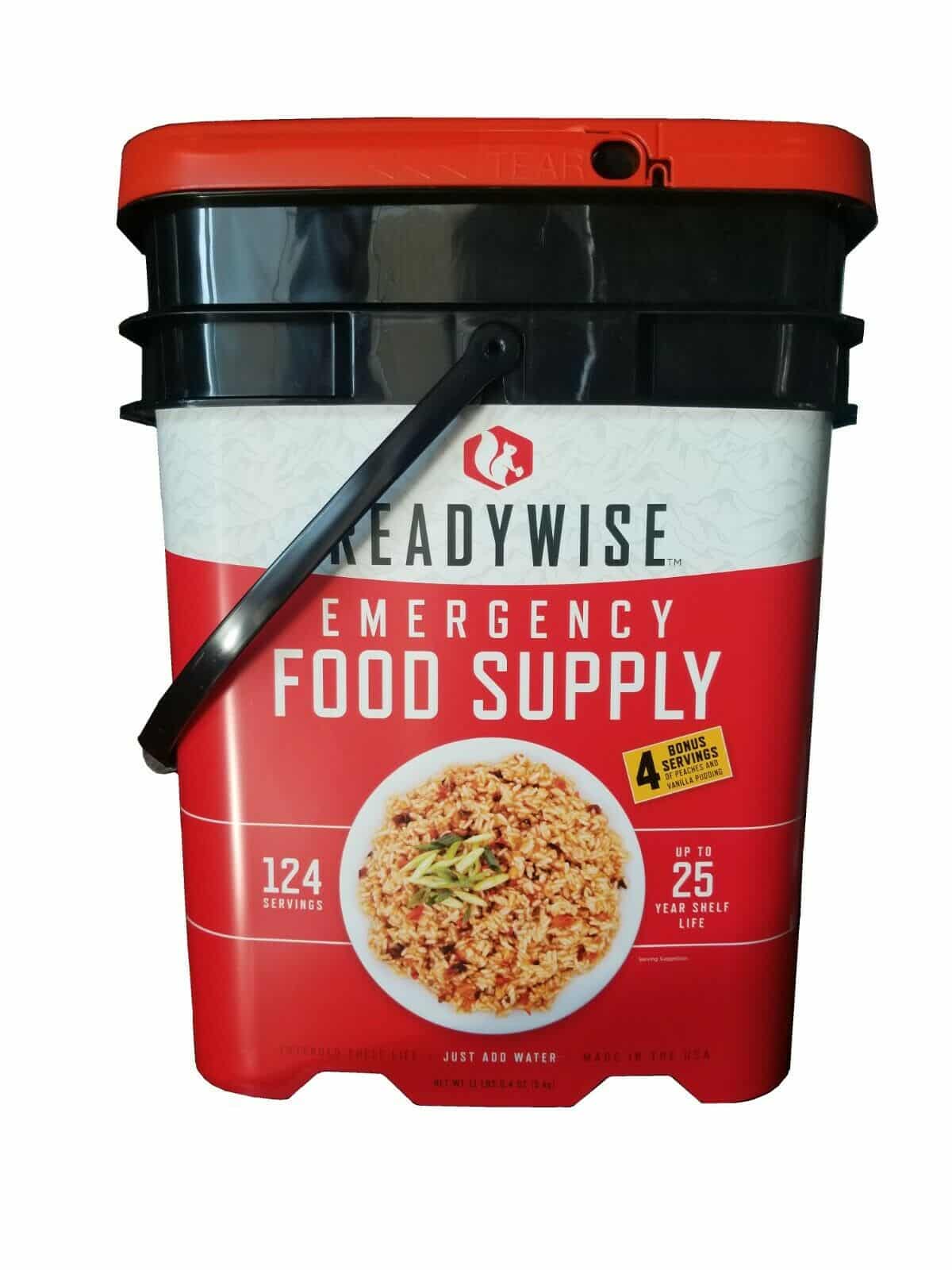 Emergency Food Supply 124 Servings VARIETY BUCKET