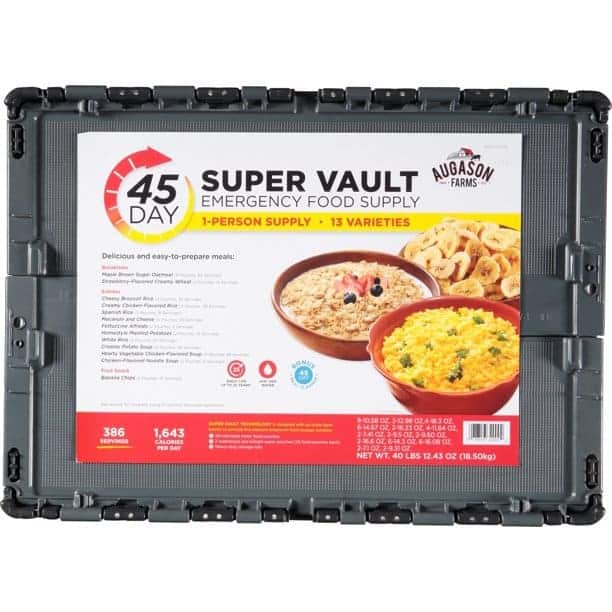 Augason Farms Super vault 75k calories