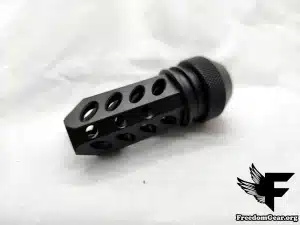 D Sized Muzzle Brake with Quick Connect threads
