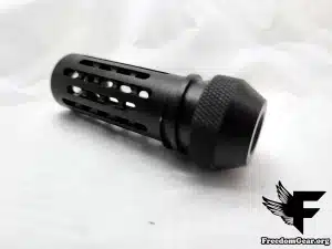 D Sized Muzzle Brake with Quick Connect threads