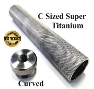 C Sized Super Titanium Solvent Trap Kit with Curved Threaded Adapter